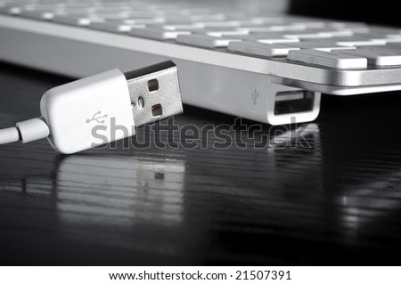 USB ports for to connect to the computer