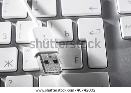 USB ports for to connect to the computer