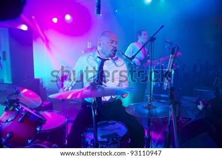 ALMATY, KAZAKHSTAN - DEC. 9: TORTURED SOUL (USA) music band performs at 