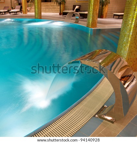 Luxury Swimming Pools In A Modern Hotel