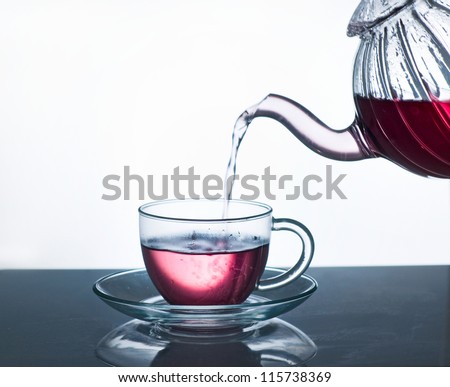Tasty and healthy herbal tea