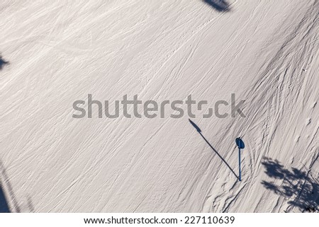 snow background ski slope