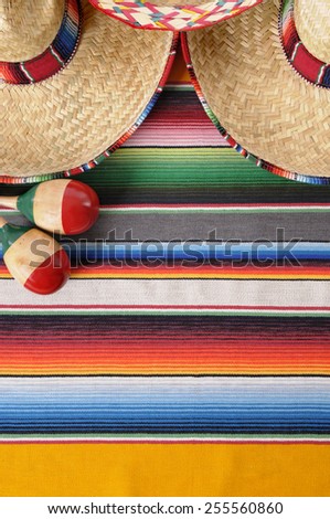 Mexico background : Mexican background with sombrero.