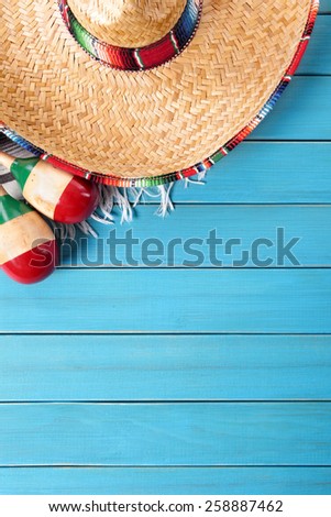 Mexican background sombrero Mexican background sombrero