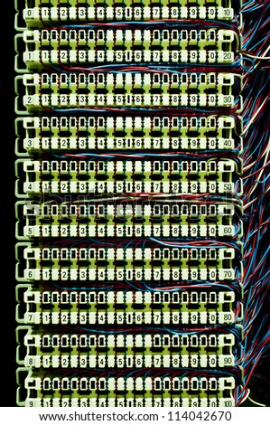 Communication control circuit panel.