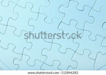 blue jigsaw puzzle