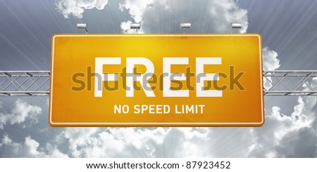 No Speeding Sign