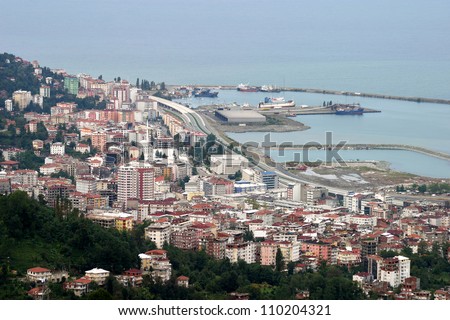 City of Rize, Black Sea, Turkey