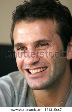 ISTANBUL, TURKEY - NOVEMBER 14: Famous Turkish former football player and manager Okan Buruk on November 14, 2007 in Istanbul, Turkey. He also won 56 caps with the Turkey national football team.