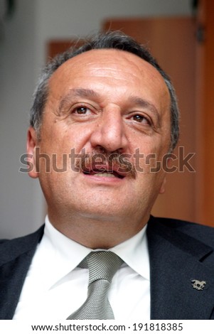 ISTANBUL, TURKEY - SEPTEMBER 4: Turkish former police chief and politician Mehmet Agar on September 4, 2006, Istanbul, Turkey. He is former government minister and leader of the Democratic Party.