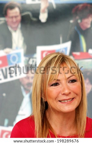 ISTANBUL, TURKEY - MAY 5: Turkish businesswoman and Boyner Holding Executive Board member Umit Boyner portrait on May 5, 2008 in Istanbul, Turkey. Umit Boyner is former President of TUSIAD.