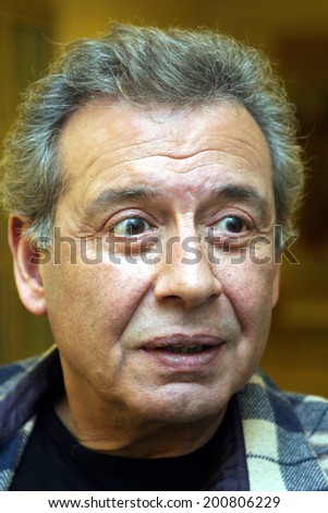 ISTANBUL, TURKEY - JANUARY 25: Turkish actor, thespian, television series star and movie star Can Gurzap portrait on January 25, 2006 in Istanbul, Turkey.