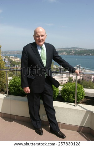 ISTANBUL, TURKEY - APRIL 19: American business executive, author and engineer Jack Welch on April 19, 2008 in Istanbul, Turkey. He was chairman and CEO of General Electric between 1981 and 2001.