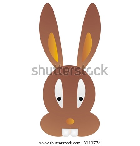 chocolate bunny images. stock vector : Chocolate bunny