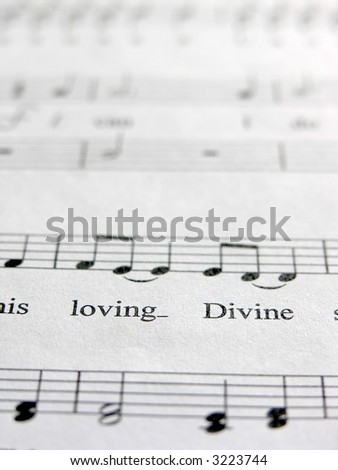 Beautiful Lyrics Stock