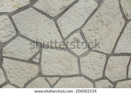 Decorative exterior wall surface treatment