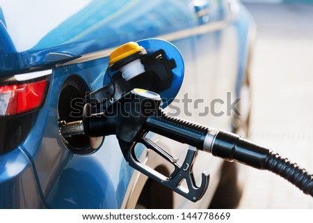 Refill and filling Oil Gas Fuel at station