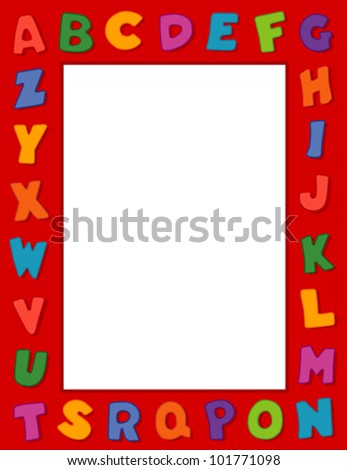 Alphabet Page Border