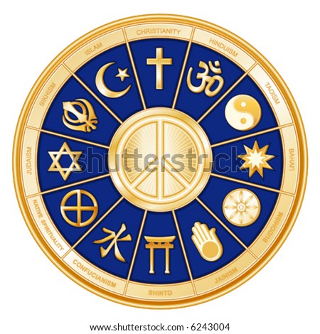 سلسلة صورة وتعليق رقم (01) الرموز الماسونية  Stock-vector-vector-international-peace-symbol-and-world-religions-from-top-christianity-hinduism-taoism-6243004