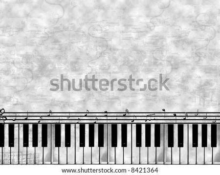 grunge classical piano background