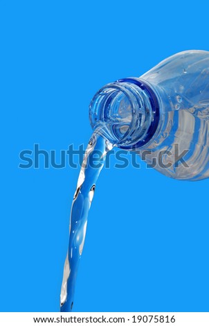 Pouring Bottled Water