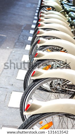 Community bike hire in Paris