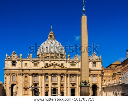 Rome, Saint Peters Square, Piazza San Pietro, Italy