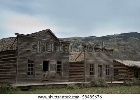 Old western town in the USA
