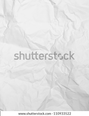 White Paper Background, Creased Paper Texture