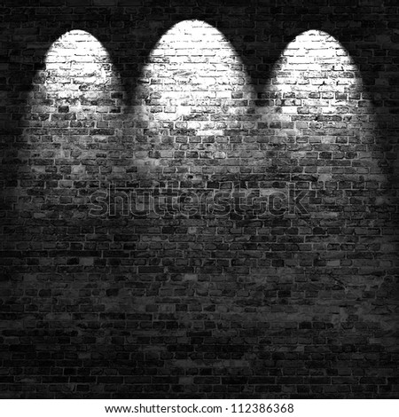 Dark Brick Background