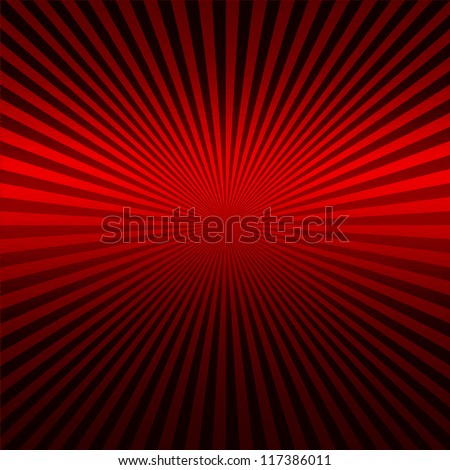 red metal texture background with rays of light, may use as new year or christmas background