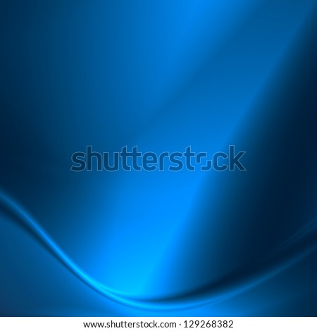 blue abstract background smooth metal plate as square banner template