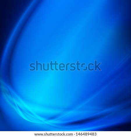blue abstract background smooth metal plate as square banner template for modern technology advertising