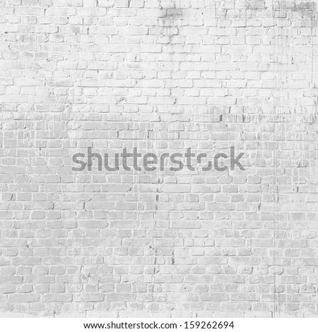 white brick wall texture grunge background