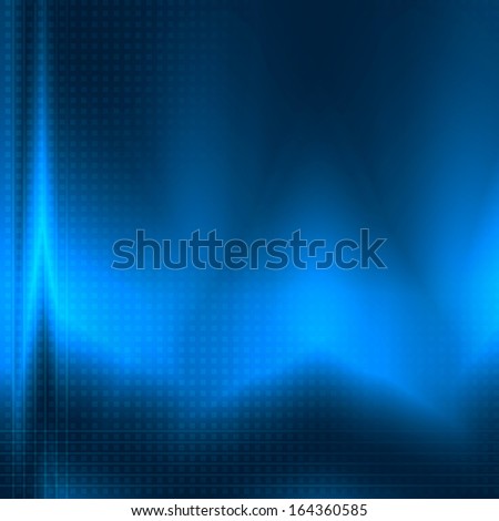 blue abstract background with delicate grid pattern and lines as decorative elements to web design or high tech or financial adverttising