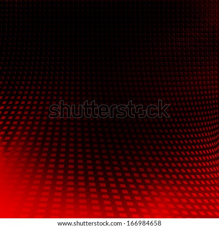 Black Background And Red Abstract Texture Grid Pattern