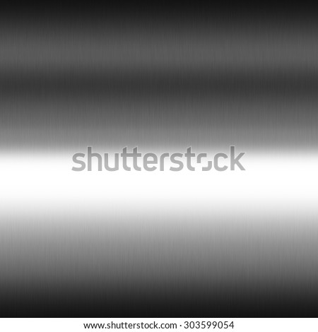 smooth chrome metal texture seamless gradient background, black and white horizontal stripes of light