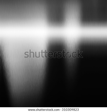 chrome metal texture background subtle pattern and abstract beams of light, black and white background