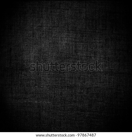 Black square canvas background or texture