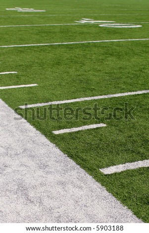 vertical image of 40-yard line