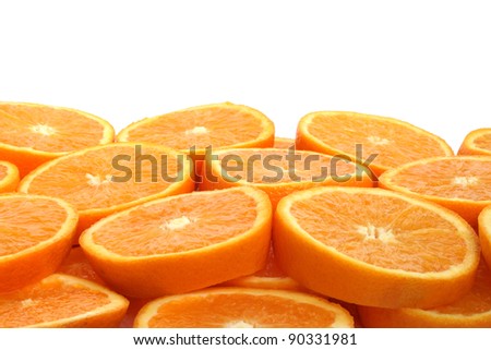 Orange Slice Background