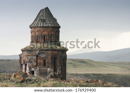 Christian chapel in ancient city of Ani, Kurdistan, Turkey