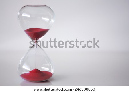 Red Sand Clock