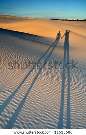 Couple in Love shadow