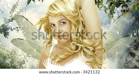 blond elf in forest with fog. More pictures in my portfolio.