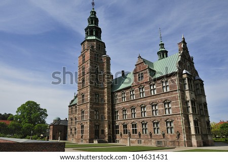 Rosenborg Castle - renaissance castle in center of Copenhagen. Denmark