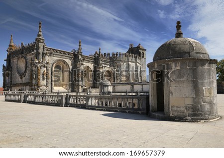 Landscapes of Portugal. Chapel of the Knights Templar