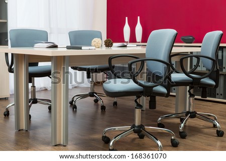 conference table in a modern office