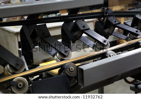 Work of the conveyor in a modern printing house