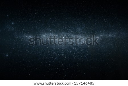 Wide Angel Photo Of The Milky Way Star Field